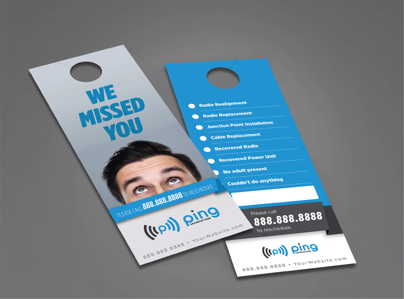 Door Hanger Designs – Ping Marketing